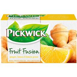 Чай фруктово-трав'яний Pickwick імбир-лемонграс, 30 г (20 шт. х 1.5 г) (907484)