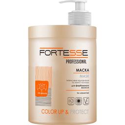 Маска Fortesse Professional Color Up & Protect Стійкість кольору, для фарбованого волосся, з дозатором, 1000 мл
