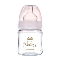 Антиколікова пляшечка Canpol Babies Easystart Royal baby, з широким отвором, 120 мл, рожевий (35/233_pin)