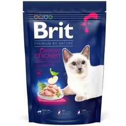 Сухой корм для стерилизованных котов Brit Premium by Nature Cat Sterilised, 1,5 кг (с курицей)
