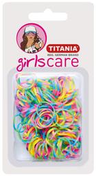 Набір силіконових резинок для волосся Titania, 1,5 см, різнокольорові,150 шт. (8067 GIRL В)