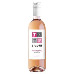 Вино Lovelli Vino Rosato d'Italia, розовое, сухое, 11%, 0,75 л