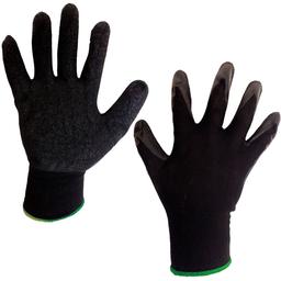 Перчатки Werk WE2125 черные с латексным покрытием размер 10