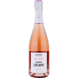 Шампанское Valentin Leflaive Champagne Brut Rosé Grand Cru Mа AOC, розовое, брют, 0,75 л