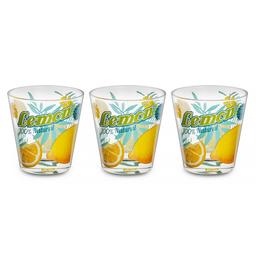 Набір склянок Cerve Лимон, 3 шт., 250 мл (650-629)