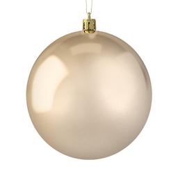 Рождественский шар 10 см золотой 4 шт. (681-051)