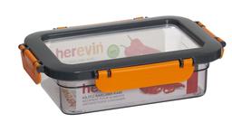 Контейнер Herevin Combine Orange, 0,6 л, 19х13х5 см (6576652)