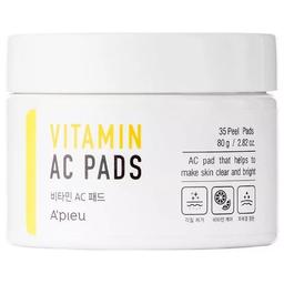 Пилинг-диски для очищения кожи лица A'pieu Vitamin AC Pad, 35 шт