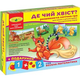 Настільна гра Київська фабрика іграшок Де чий хвіст?