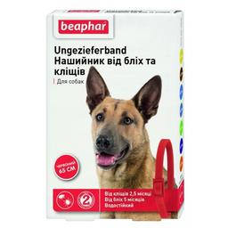 Ошейник Beaphar от блох и клещей для собак, 65 см, красный (13252)