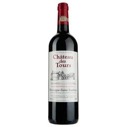 Вино Chateau des Tours AOP Montagne Saint Emilion 2017, красное, сухое, 0,75 л
