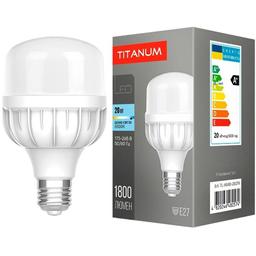 LED лампа Titanum A80 20W E27 6500К (TL-HA80-20276)