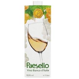 Вино Paesello Bianco біле, сухе, 10,5%, 1 л (814933)