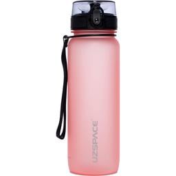 Пляшка для води UZspace Colorful Frosted, 800 мл, коралово-рожевий (3053)