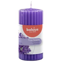 Свеча Bolsius True scents Французская лаванда столбик, 12х5,8 см, фиолетовый (266777)