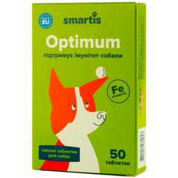 Додатковий корм для собак Smartis Senior з метіоніном та залізом, 50 таблеток