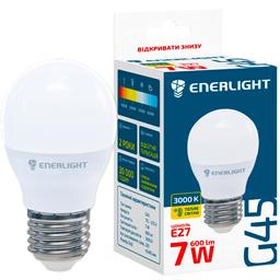 Светодиодная лампа Enerlight G45, 7W, 3000K, E27 (G45E277SMDWFR)