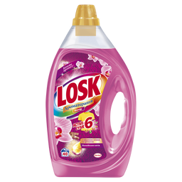 Гель для прання Losk Color Ароматерапія з ефірними оліями та ароматом Малазійських квітів, 2 л (756072)