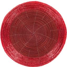 Плейсмат Lefard Бисер, 36 см, красный (877-026)