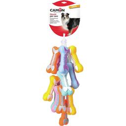 Игрушка для собак Camon Косточка с рыбьей косточкой, винил, 15 см, 1 шт., в ассортименте