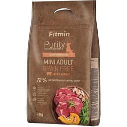 Сухий корм для собак Fitmin dog Purity GF Adult Mini Beef 4 кг