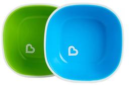 Набор мисок Munchkin Splash Bowls, зеленый с голубым, 2 шт. (46725.01)