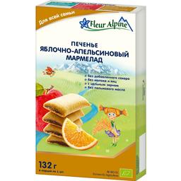 Дитяче печиво Fleur Alpine Яблучно-апельсиновий мармелад, 132 г