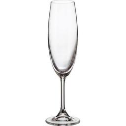 Набор бокалов для игристого вина Crystalite Bohemia Sylvia, 220 мл, 6 шт. (4S415/00000/220)