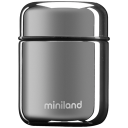 Термос пищевой Miniland Mini Deluxe, 280 мл, серебристый (89354)