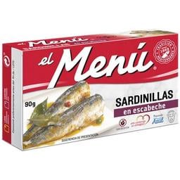 Сардини El menu середземноморські у маринаді 90 г