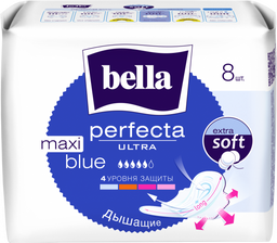 Гігієнічні прокладки Bella Perfecta Ultra Maxi Blue, 8 шт.