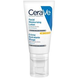 Денний зволожуючий крем CeraVe для нормальної та сухої шкіри обличчя з SPF 30, 52 мл (MB525400)