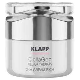 Крем для обличчя Klapp CollaGen Fill-Up Therapy 24h Cream Rich, живильний, 50 мл