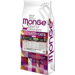 Сухой корм для котов Monge Cat Bwild Gr.Free, буйвол, 10 кг