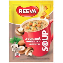 Крем-суп Reeva Грибной, со вкусом грибов с крутонами, 15,5 г (923824)
