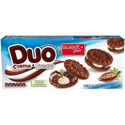 Печиво-сендвіч Sweet Plus Duo з молоком та какао-кремом 165 г