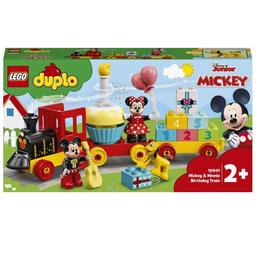 Конструктор LEGO DUPLO Disney Святковий потяг Міккі та Мінні 22 деталей (10941)