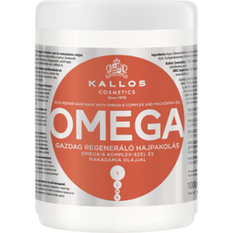 Маска для волос Kallos Cosmetics Omega восстанавливающая с комплексом Омега-6, 1 л