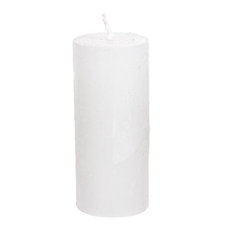 Свеча Pragnis Рустик цилиндрическая, 16х5,5 см, белый (С5516-00)