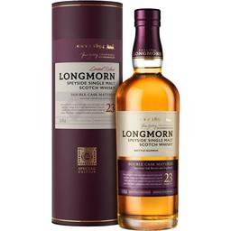 Виски Longmorn 23 yo Speyside Single Malt Scotch Whisky, 48%, 0,7 л в подарочной упаковке