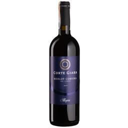 Вино Corte Giara Merlot Corvina, червоне, сухе, 0,75 л