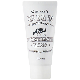 Нічна маска для обличчя A'pieu Fresh Mate Sleeping Milk Brightening Mask з молочними протеїнами, 50 мл