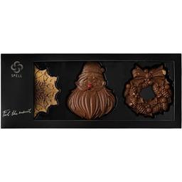 Набір із трьох плиток шоколаду Spell Новорічний сет, 255 г