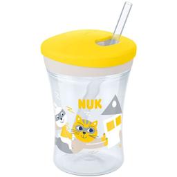 Поильник Nuk Evolution Action Cup, 230 мл, желтый (3952423)