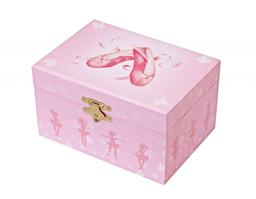 Музична скринька люмінесцентна Trousselier Взуття балерини, рожевий, 15х8х10,5 (S50975)