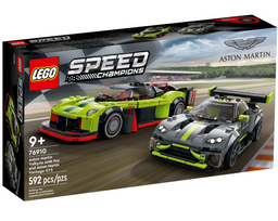 Конструктор LEGO Speed Champions Aston Martin Valkyrie AMR Pro и Aston Martin Vantage GT3, 592 деталей (76910)