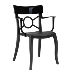 Кресло Papatya Opera-K, сиденье черное, верх черный (288743)