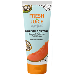 Бальзам для тела Fresh Juice Superfood Baobab & Caribbean Gold Melon, 200 мл