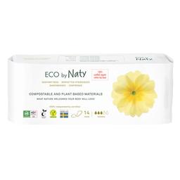 Гігієнічні прокладки Eco by Naty normal, тонкі, 14 шт. (7330933176958)