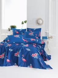 Покривало Lotus Home Perfect Flamingo, 235х160 см, синій (svt-2000022271349)